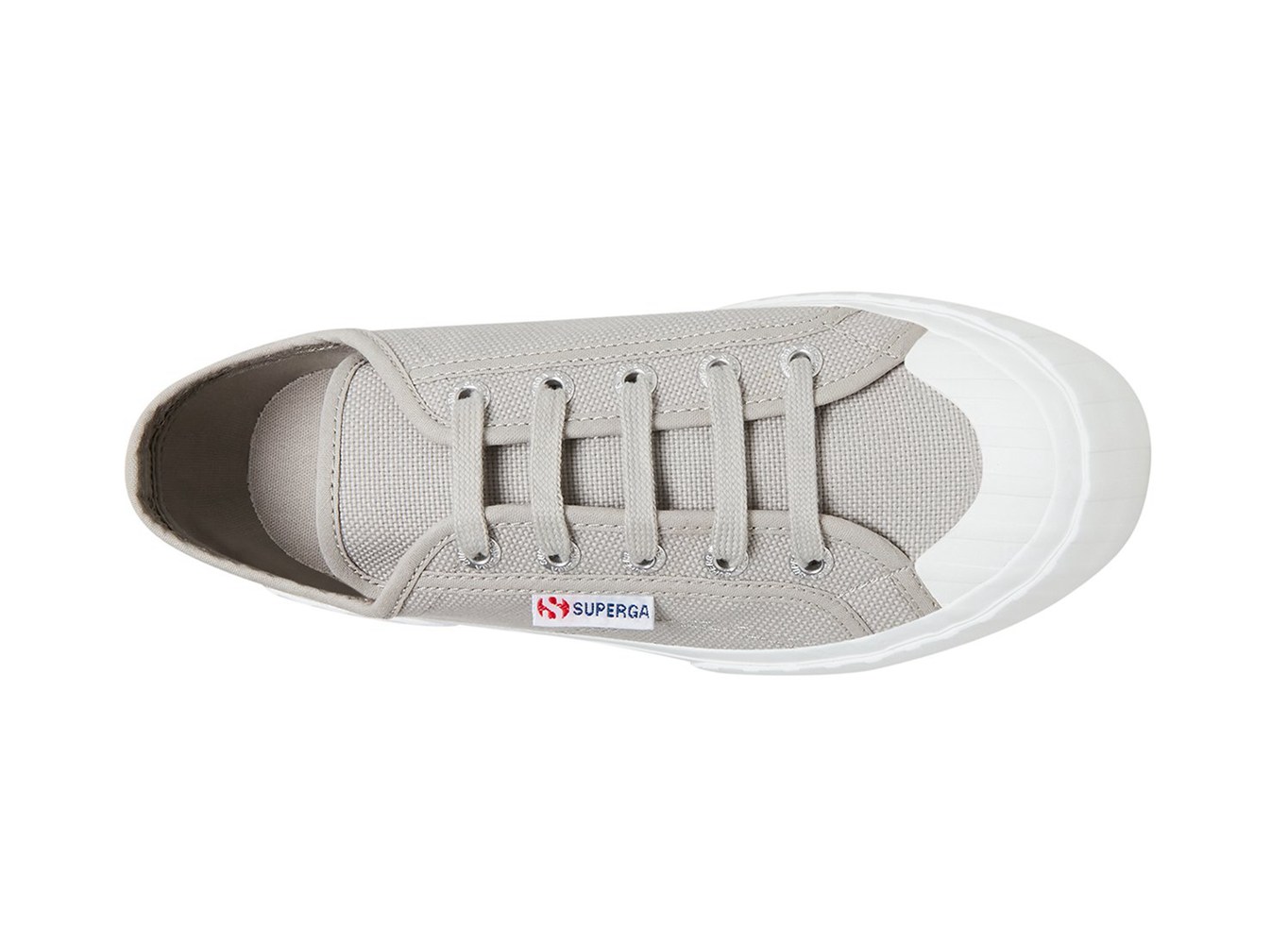 Superga Espadrille Womens - 2630 Stripe - Light Grey - YVJHF6095